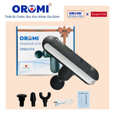 Máy Massage Cầm Tay OROMI ORM-KT8 - Súng massage 4 đầu - Mát xa toàn thân