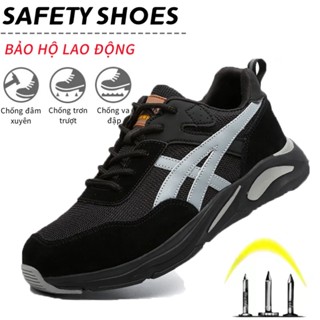 ✨-Phong Cách Thể Thao, Mũi thép chống Va Đập, Đâm Xuyên