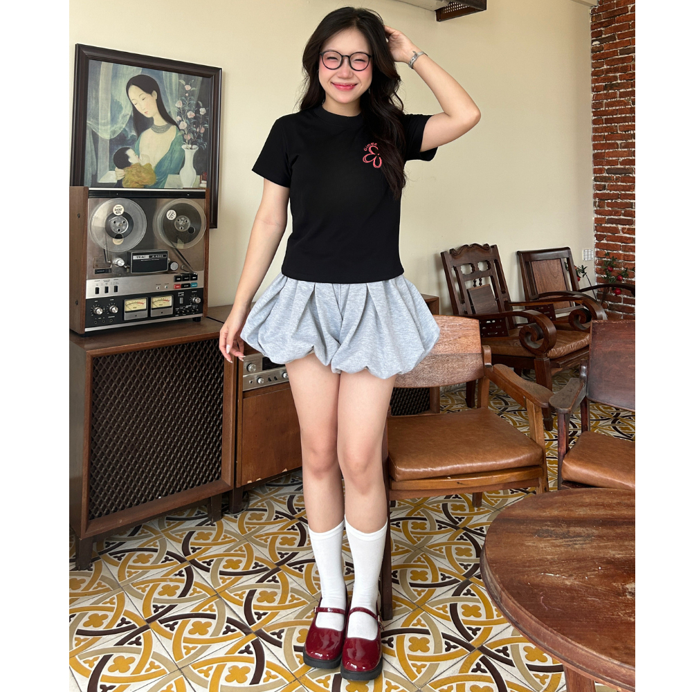Áo Babytee Gimme - Form Nữ - Hình In Pet Hoa - Premium Cotton 250gsm 2 Chiều - GMB18 | BigBuy360 - bigbuy360.vn