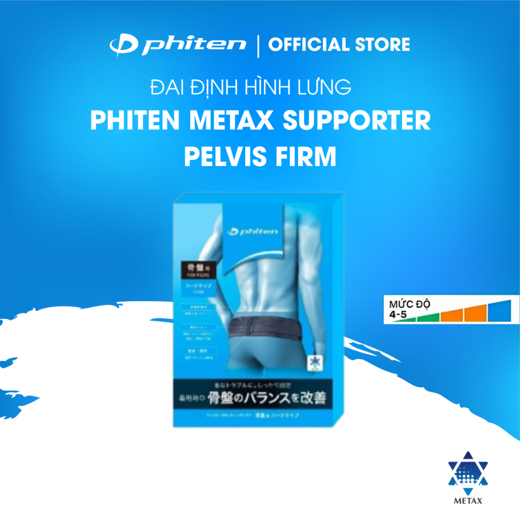 Đai Bảo Vệ Xương Chậu Loại Cứng Phiten Metax Supporter Pelvis Firm
