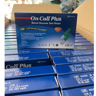 que thử đường huyết on call plus dạng vỉ 25 que
