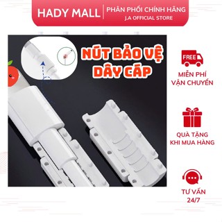  Nút Bảo Vệ Đầu Cáp Sạc Chống Gãy Gập Phụ Kiện Bảo Vệ Dây Sạc Cho Điện Thoại Nút Gán Cáp Tai Nghe HADY MALL 