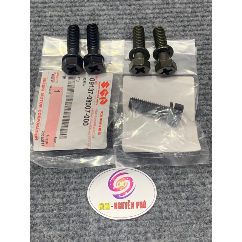 ỐC CỔ PÔ XIPO RG/RGV/RGX/SATRIA ZIN HÃNG SGP & L2