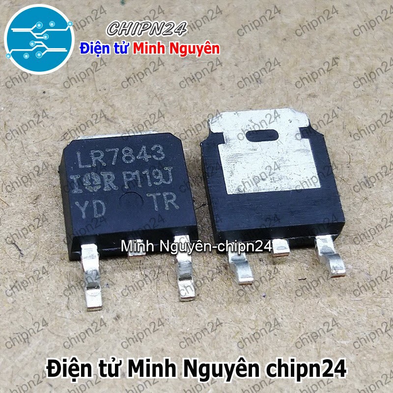[1 con] (SOP) Mosfet Dán LR7843 TO-252 Hàng Tốt 161A 30V Kênh N (SMD) (IRLR7843)