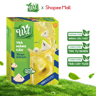 Trà mãng cầu Wil trà hòa tan topping mãng cầu tươi hộp 140g 5 set
