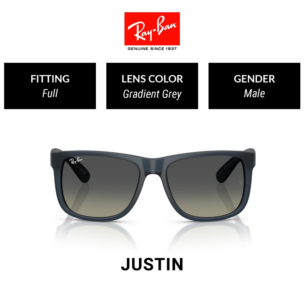 Mắt kính RAY-BAN JUSTIN RB4165F 681311 - Size 55 - Kính mát