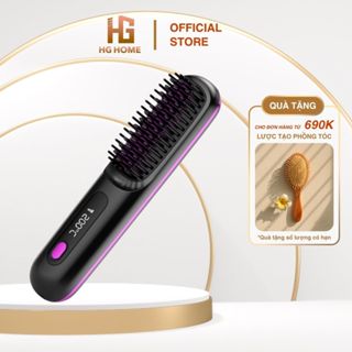Lược Điện Chải Tóc Không Dây Ion Âm HGHOME Chăm Sóc Tóc Suôn Mượt Tạo Kiểu Dễ Dàng Mang Theo