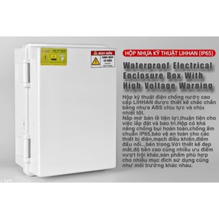 Tủ Điện Nhựa Kín Nước,Hộp Kỹ Thuật Chống Cháy ABS LIHHAN (IP65) Đủ Kích Cỡ