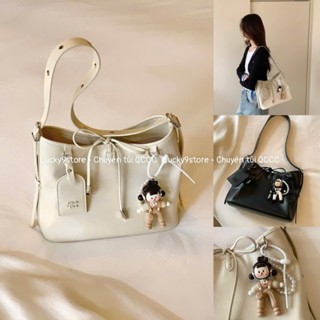 Túi nữ Túi Chio tote đeo vai size 27 tặng móc gấu búp bê da mềm thời trang hot trend 2025 Hs151#