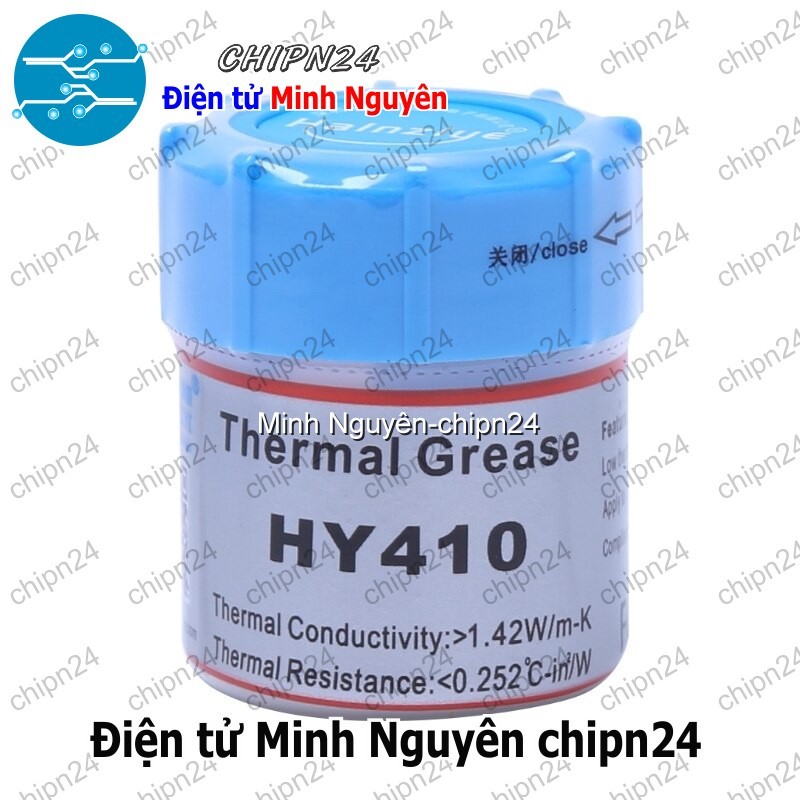 [1 lọ] (I24) Keo tản nhiệt HY410 CPU (Keo tản nhiệt HY410 /Lọ keo tản nhiệt / Kem tản nhiệt CPU)