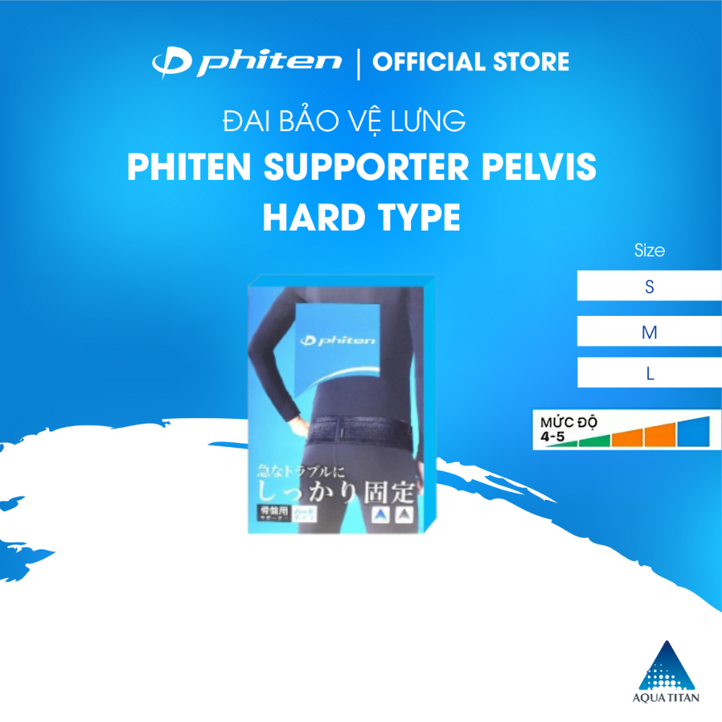 Đai Bảo Vệ Xương Chậu Loại Cứng Phiten Supporter Pelvis Hard Type