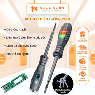 Bút Thử Điện Thông Minh, Tua Vít Từ Tính, Kiểm Tra Pha, Đo Thông Mạch, Kiểm Tra Dây Đứt Ngầm '''