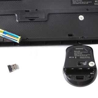 Bộ Bàn Phím Chuột không Dây Ensoho E113CB