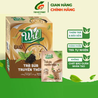  Trà sữa truyền thống Wil bột trà sữa tự pha 3in1 hộp 10 gói x 17g 