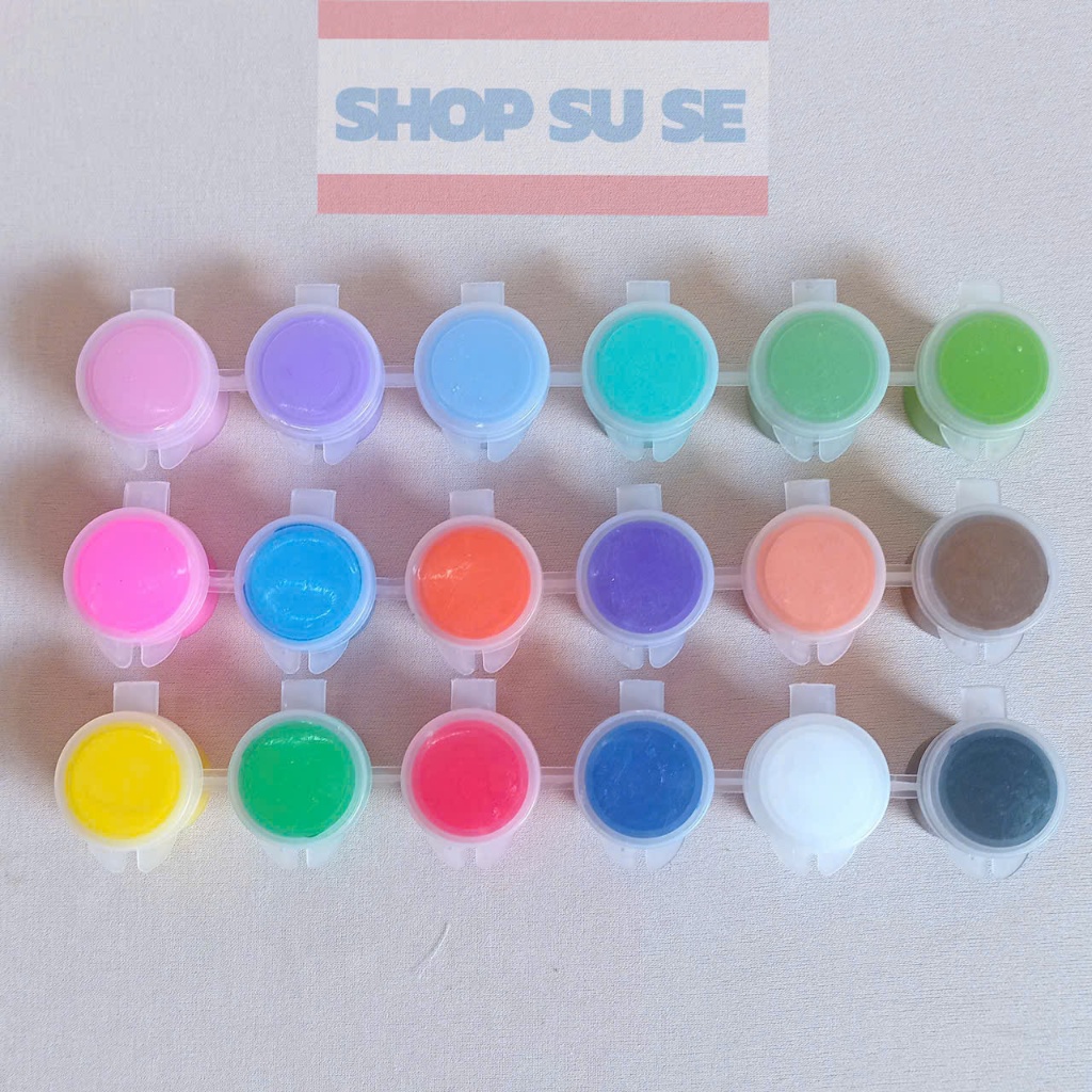 Màu nước tô tượng hũ 2ml và hũ 5 ml.