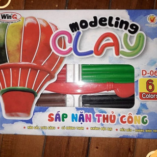 Đất Nặn Thủ Công 6 Màu WinQ D-06 Mềm Dẽo, Không Dính Tay