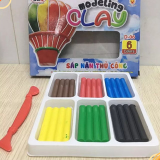 Đất Nặn Thủ Công 6 Màu WinQ D-06 Mềm Dẽo, Không Dính Tay