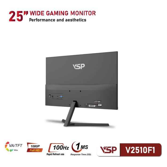 [Full VAT] Màn hình VSP V2510F1 25 Inch (FHD/VA/100Hz/1ms) - Hàng chính hãng | BigBuy360 - bigbuy360.vn