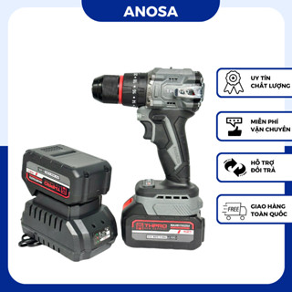 Máy Khoan Pin THPRO TH7721AK, 3 Chức Năng, Đầu 10ly Autolock, Động Cơ Không Chổi Than, Chân Pin Phổ Thông