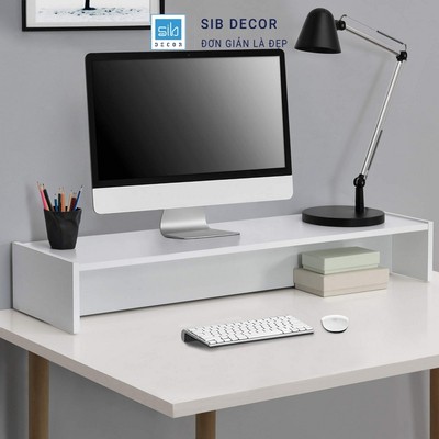 Kệ Gỗ Để Màn Hình SIB Decor KDB2542 Nâng Tầm Không Gian Làm Việc Hiện Đại