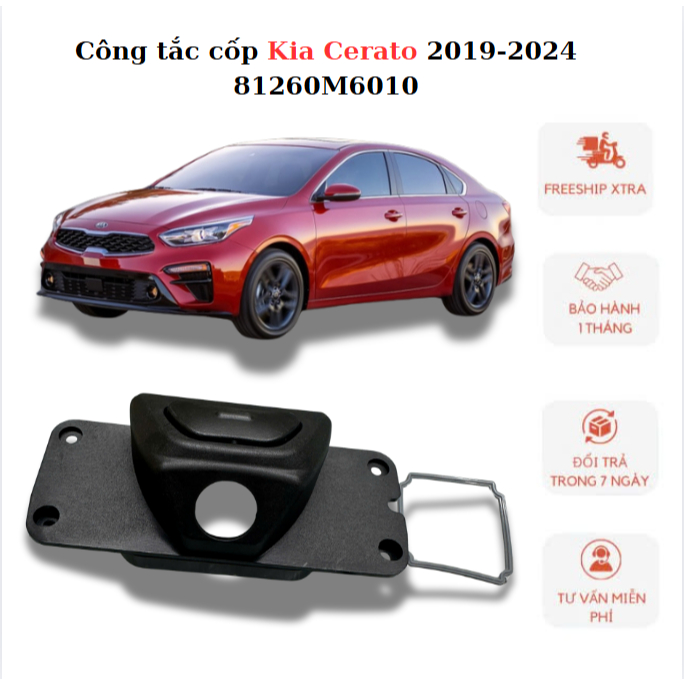 Công tắc cốp Kia Cerato 2019-2024 81260M6010