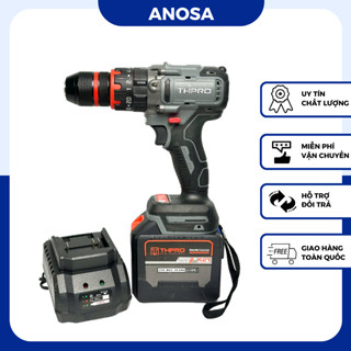 Máy Khoan Pin THPRO TH13RPO, 3 Chức Năng, Đầu Kẹp 13mm Autolock, Chân Pin Phổ Thông