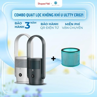 [Hoả tốc HCM] Combo Quạt lọc không khí U ULTTY CR021 + Màng lọc HEPA H13 - Hàng chính hãng