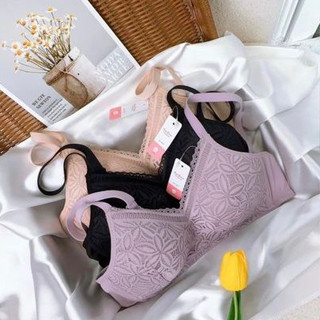 {NHIỀU MÀU} Áo lót ren không gọng mềm mại đệm mút vừa phải nâng đẩy vòng 1 quyến rũ, dây áo có điều chỉnh kích thước