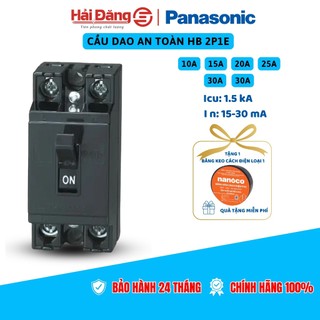   Chính hãng  CB cóc Panasonic 15A 20A 30A 40A - Át HB bảo vệ quá tải ngắn mạch 