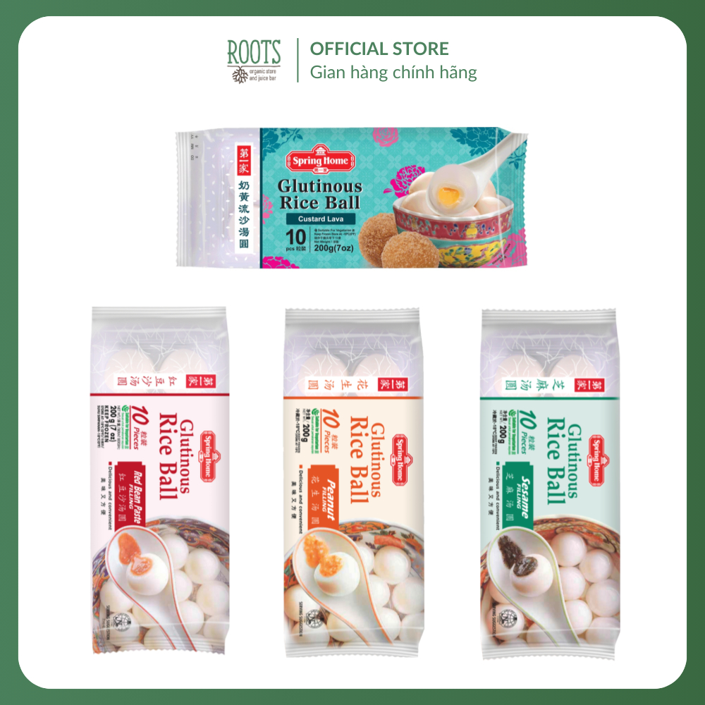 (Ship hỏa tốc) SPRING HOME - Bánh Trôi Nước, Glutinous Rice Balls, 10 Viên (200g)
