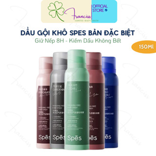  Dầu Gội Khô Dạng Xịt SPES Dưỡng Tóc Kiềm Dầu Không Bết Giữ Nếp 8H  150Ml  