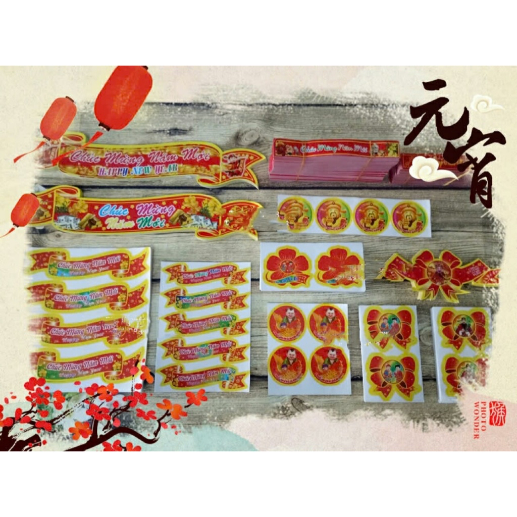 DECAL CHÚC MỪNG NĂM MỚI