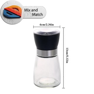 Máy Xay Muối Tiêu Thủ Công Điều Chỉnh Độ Mịn, Bình Xay Gia Vị Tiện Lợi Dụng Cụ Nhà Bếp