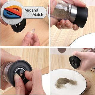 Máy Xay Muối Tiêu Thủ Công Điều Chỉnh Độ Mịn, Bình Xay Gia Vị Tiện Lợi Dụng Cụ Nhà Bếp
