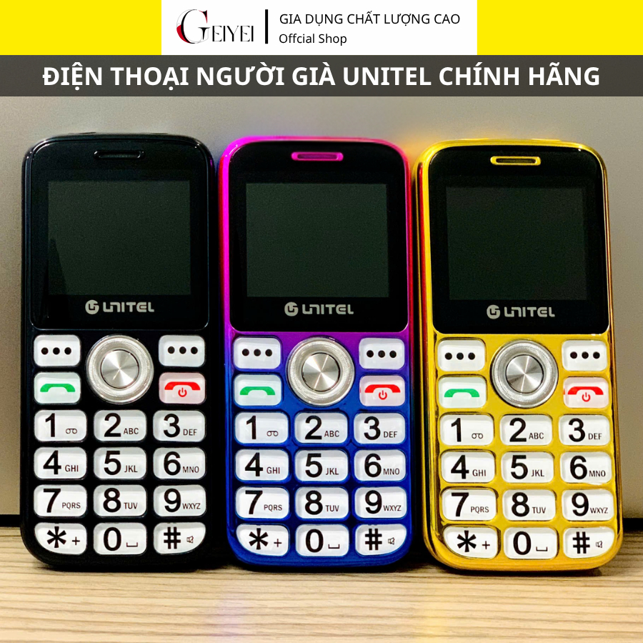 (Điện thoại 4G, BH 12T, hạn chế với sim mobi ) Điện thoại người già pin châu loa to, điện thoại cục gạch mới nguyên