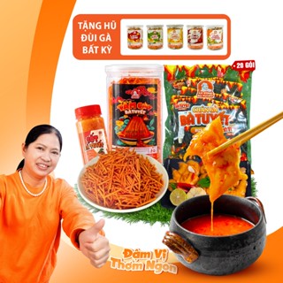 (Tặng 1 hũ bimbim) Combo GÀ CAY - gồm 1 hũ tăm cay + 20 chân gà tê cay + 1 hũ sốt chấm