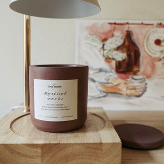 Nến thơm bấc gỗ Good Moods, hương thơm mùa hè dịu nhẹ, thanh lọc không khí - 5.3oz - Phiên bản mới 2025