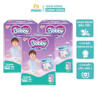  Bỉm quần Bobby Ultra siêu khô thoáng thấm hút nhanh  mỏng nhẹ cho bé - Mẹ Ơi 