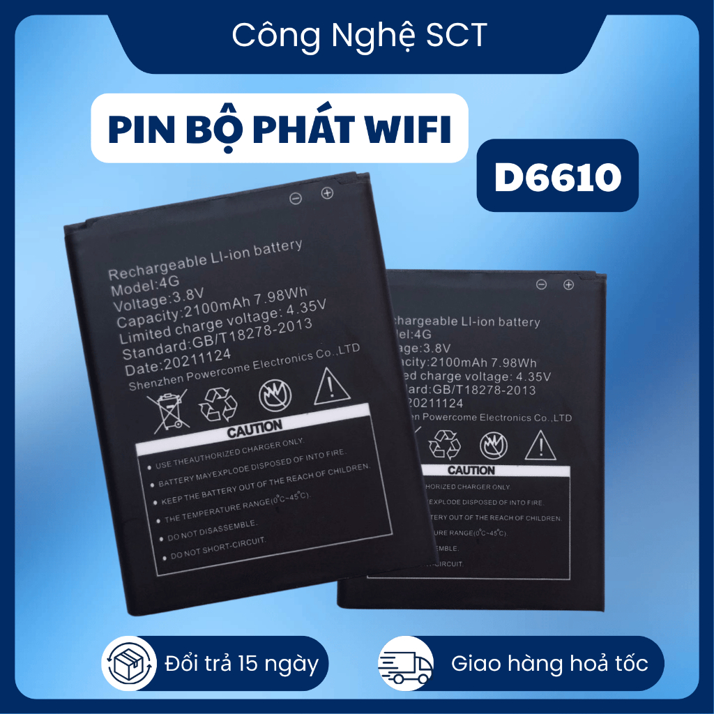 Pin Thay thế Bộ Phát Wifi 4G MF925, Max Speed 4G, Olax WD680, MF901,MF903, MF903 Pro,MTC 8723FT, Ten