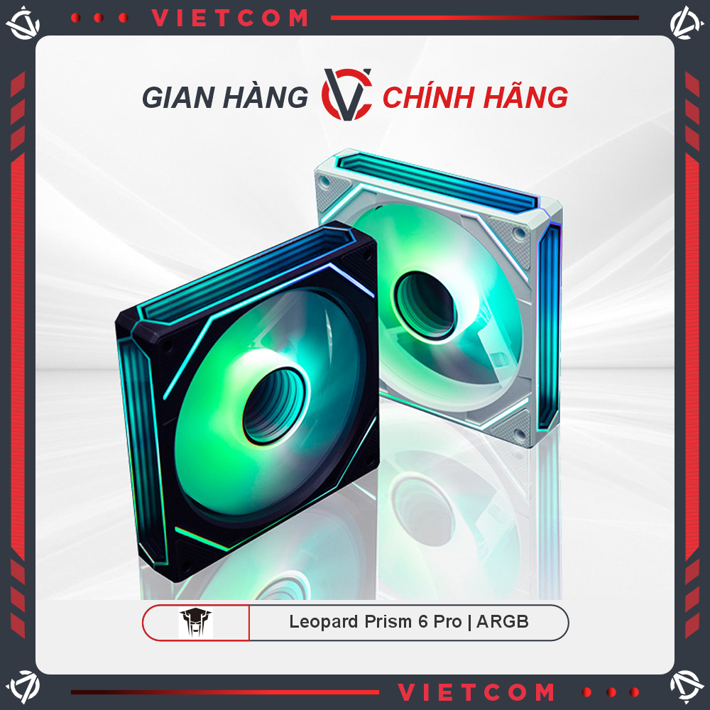 FAN LED ARGB Leopard 6 Pro - Phiên bản gió thổi xuôi và thổi ngược