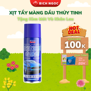 Dung Dịch Tẩy Màn Dầu Thủy Tinh,  Tẩy Ố Kính Ô Tô , Kính Chắn Gió Prochi Tặng Kèm Mút hoặc Khăn Lau( loại có tác dụng)