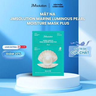 Combo 10 Mặt Nạ JMSolution Chiết Xuất Ngọc Trai, Hỗ Trợ Dưỡng Ẩm Da, Giúp Da Căng Bóng 30g - JMSolution