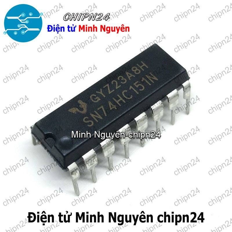 [2 con] (DIP) IC 74151 74HC151 DIP-16 (SN74HC151N)