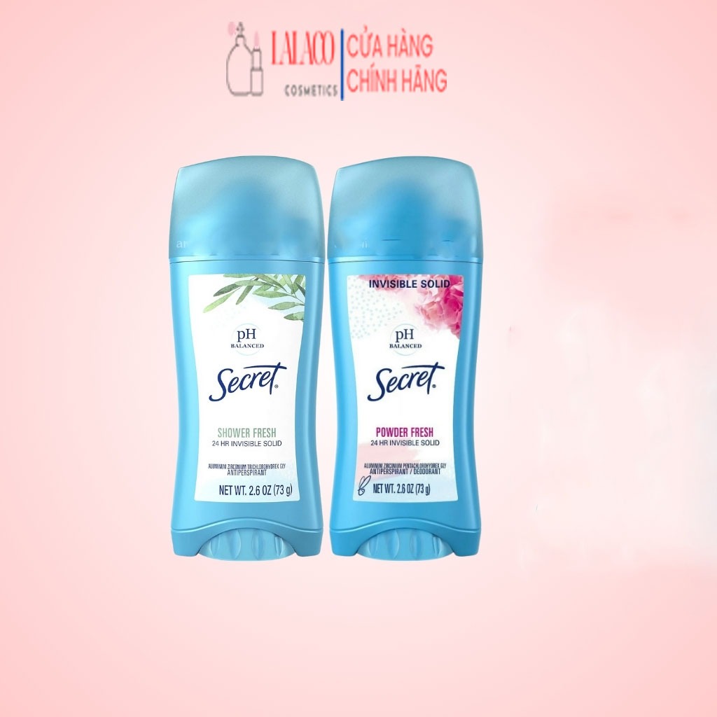 Sáp Khử Mùi Secret Deodorant 73g - Dạng sáp
