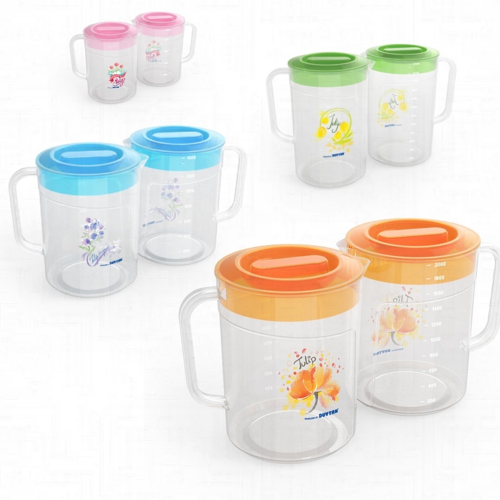 Ca nhựa trong tulip duy Tân 1lt ,1.5 lít,2 lít,2.5lit