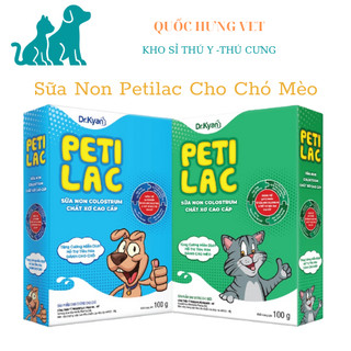  Sữa Non Petilac Cho Chó Mèo Con Sơ Sinh Hộp 100g - Quốc Hưng Vet 