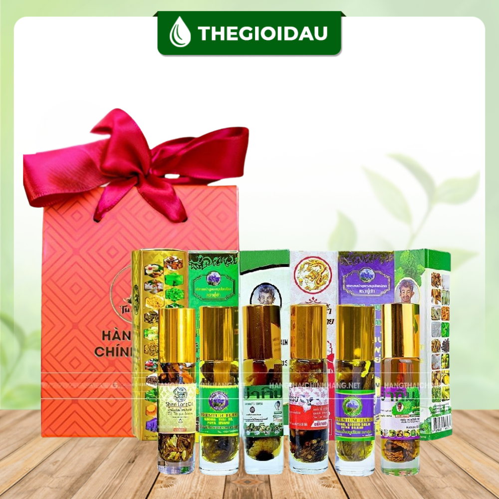 Combo Quà tết Dầu thảo dược Thái Lan 6 chai