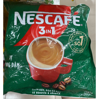 Bịch Cà phê Nescafé 3in1(46 gói đỏ, xanh, đen 35 date mới nhất)