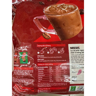 Bịch Cà phê Nescafé 3in1(46 gói đỏ, xanh, đen 35 date mới nhất)