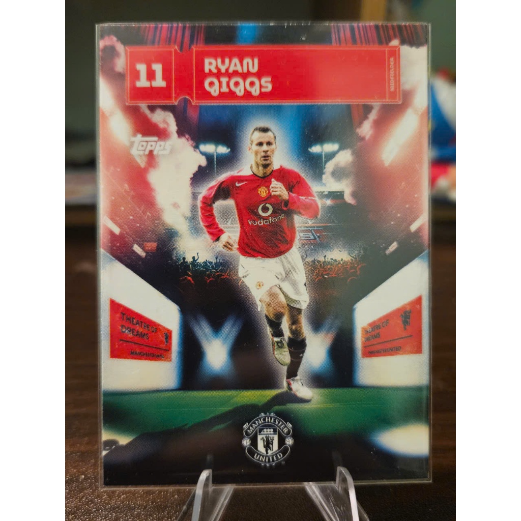 Thẻ FIRST OLD TRAFFORD GOAL Ryan Giggs Topps Team Set Manchester United 2024/2025 (24/25)